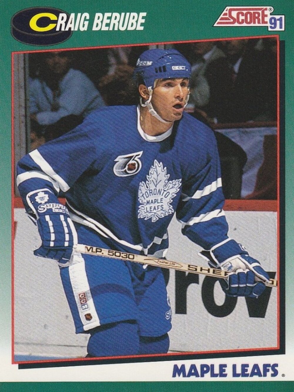 Craig Berube - 1991 Score '91 Hockey Card